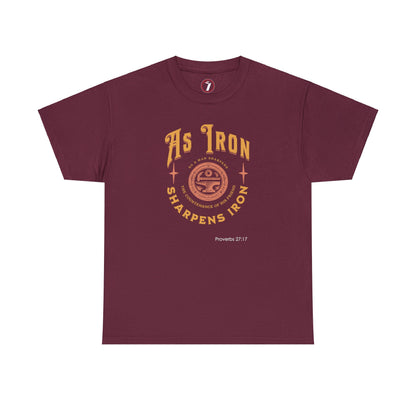 As Iron Sharpens Iron Unisex Heavy Cotton Tee