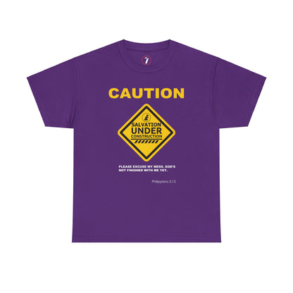 Salvation Under Construction Unisex Heavy Cotton Tee