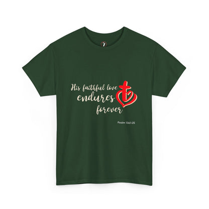 His Faithful Love Unisex Heavy Cotton Tee