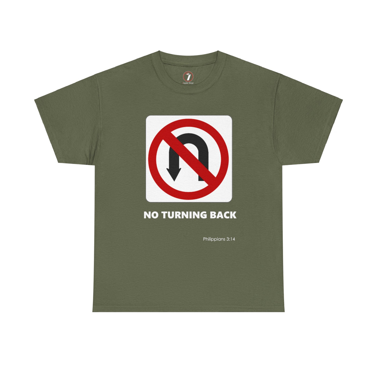 No Turning Back Unisex Heavy Cotton Tee