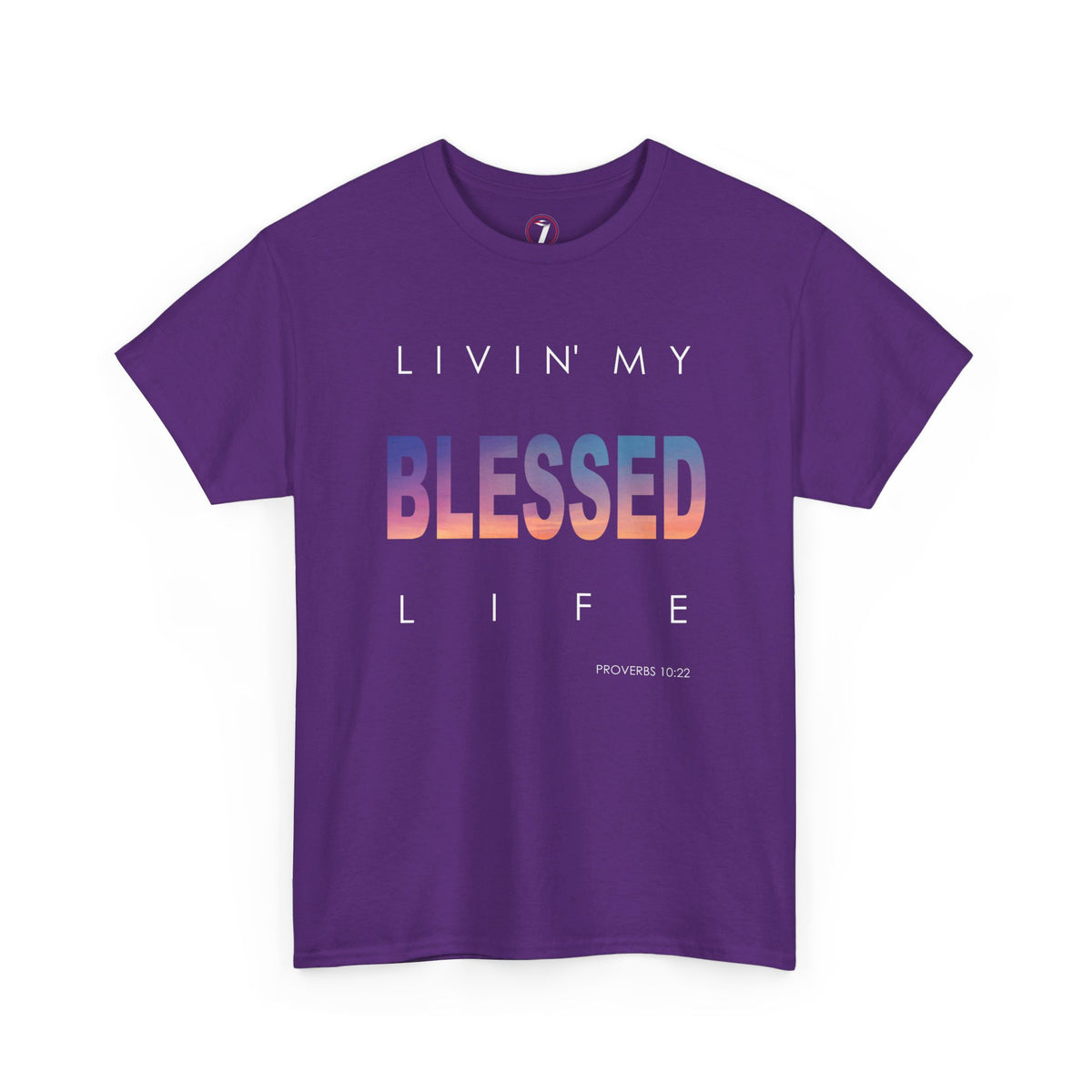 Livin' My Blessed Life Unisex Heavy Cotton Tee