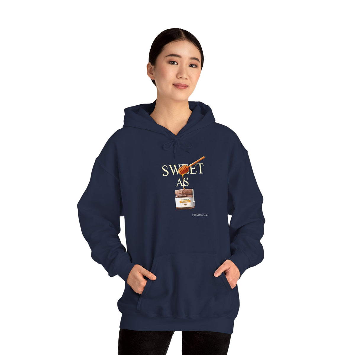 "Pleasant Words" Women's Inspirational Pullover Hoodie