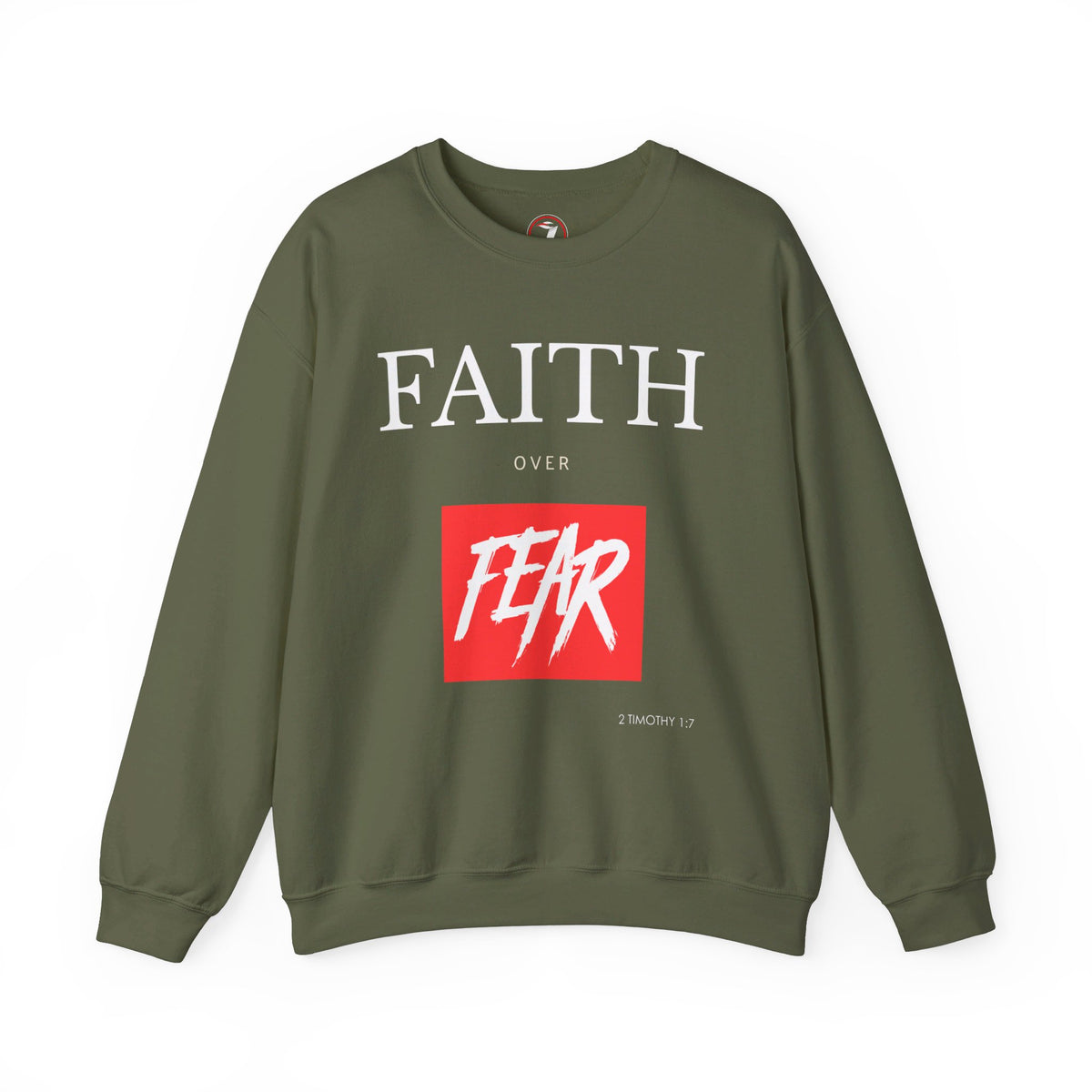 Faith over Fear Men's Unisex Heavy Blend™ Crewneck Sweatshirt