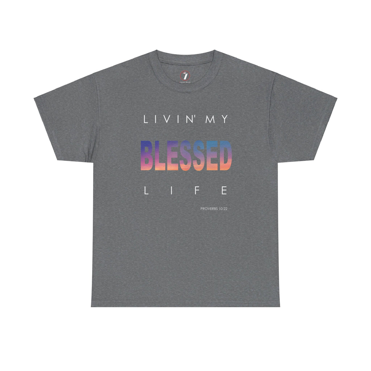 Livin' My Blessed Life Unisex Heavy Cotton Tee