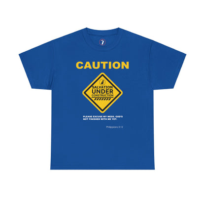 Salvation Under Construction Unisex Heavy Cotton Tee