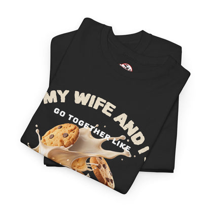 My Wife and I Go Together Like Cookies & Milk Men's Graphic Tee