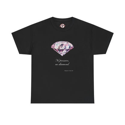 "No Pressure, No Diamond" Women's Inspirational Graphic T-Shirt