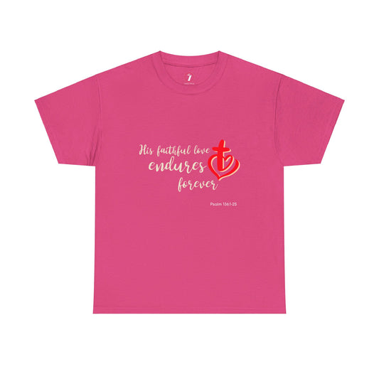 His Faithful Love Unisex Heavy Cotton Tee