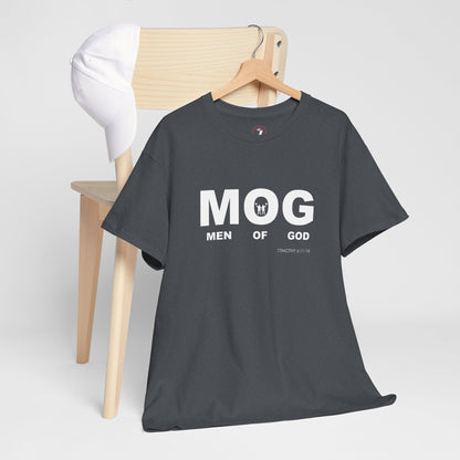 "MOG" Men of God Faith Based Graphic T-Shirt - Unisex Heavy Cotton Tee