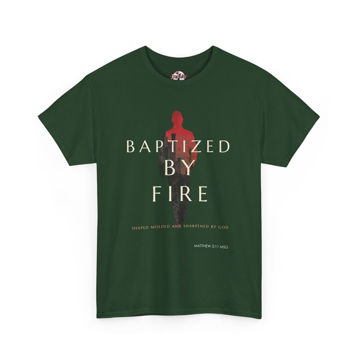 Baptized by Fire Unisex Heavy Cotton Tee