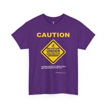 Salvation Under Construction Unisex Heavy Cotton Tee
