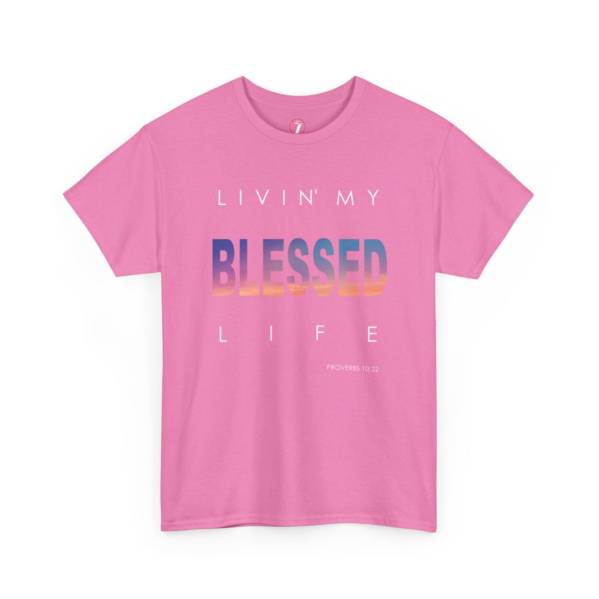 Livin' My Blessed Life Unisex Heavy Cotton Tee