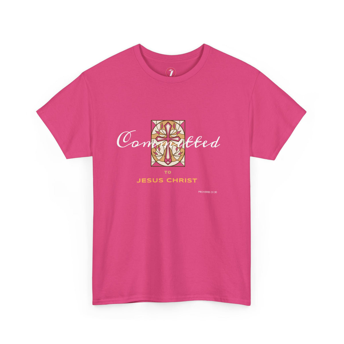 Committed to Jesus Christ Unisex Heavy Cotton Tee