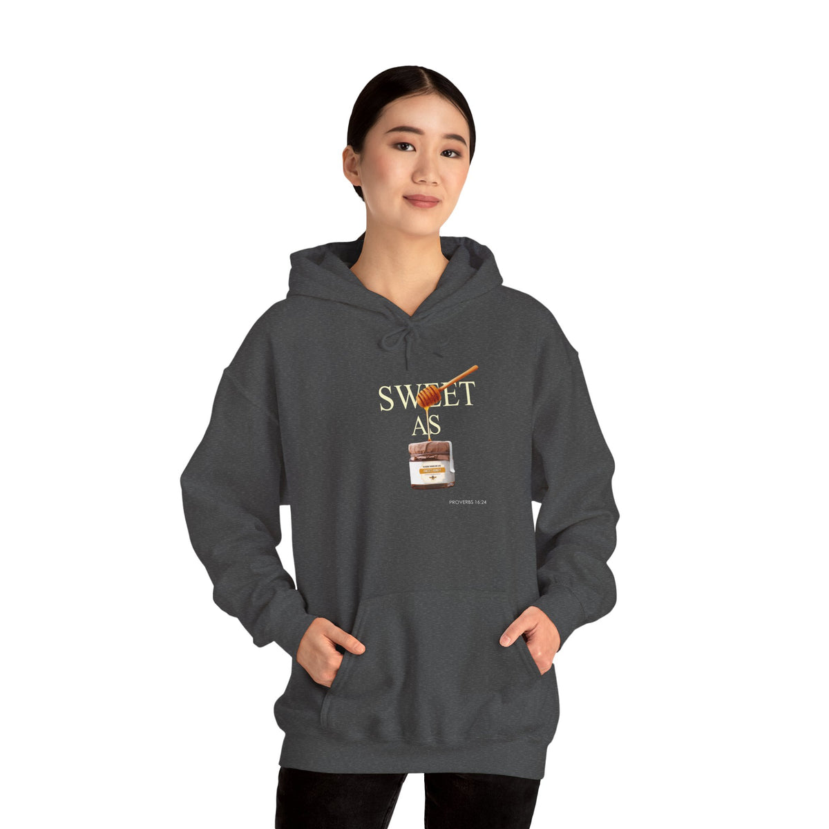 "Pleasant Words" Women's Inspirational Pullover Hoodie