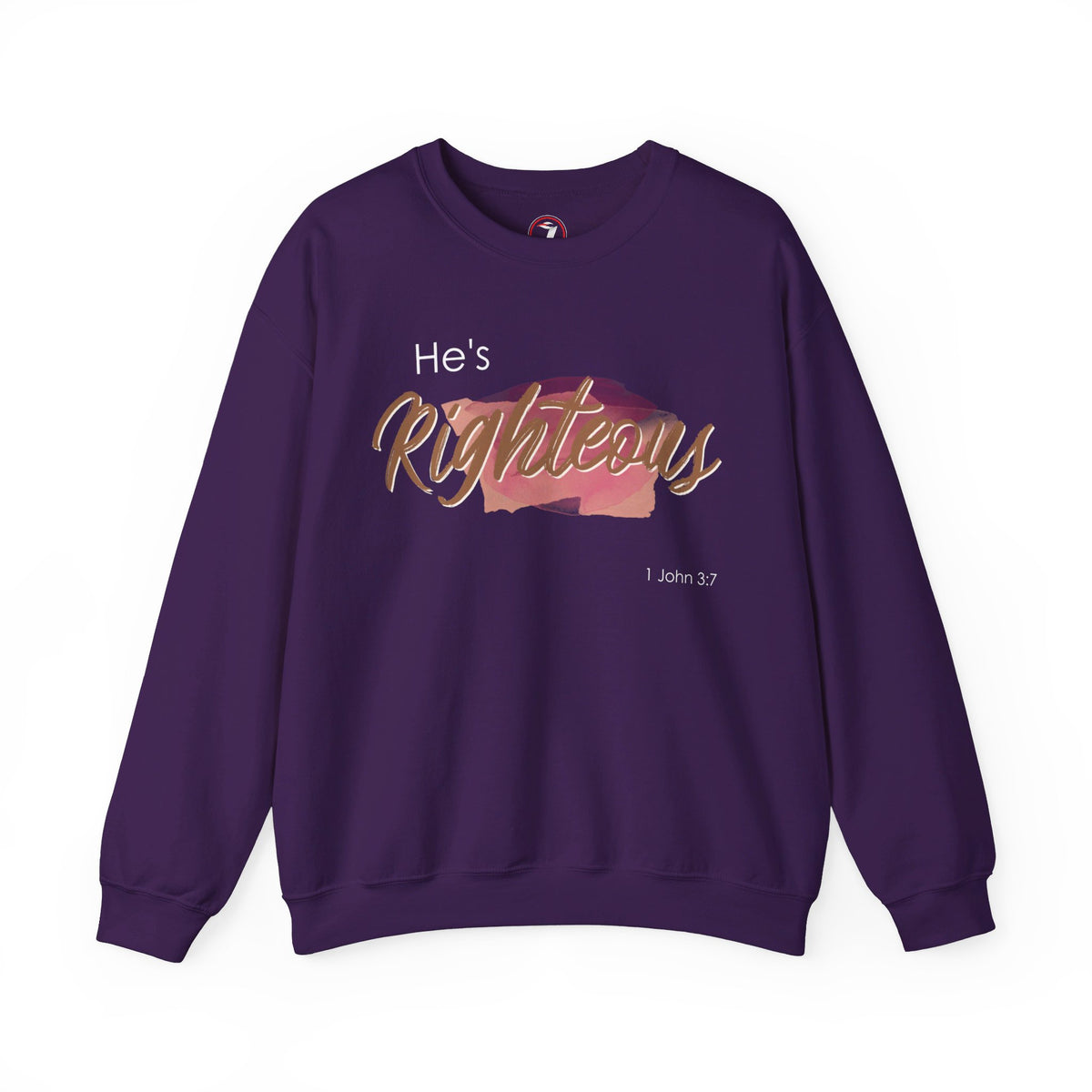 He's Righteous Unisex Heavy Blend™ Crewneck Sweatshirt