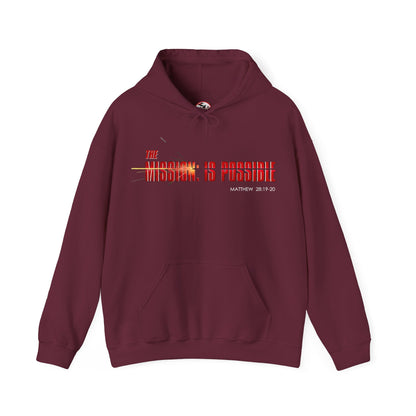 "The Mission is Possible" Motivational Pullover Hoodie