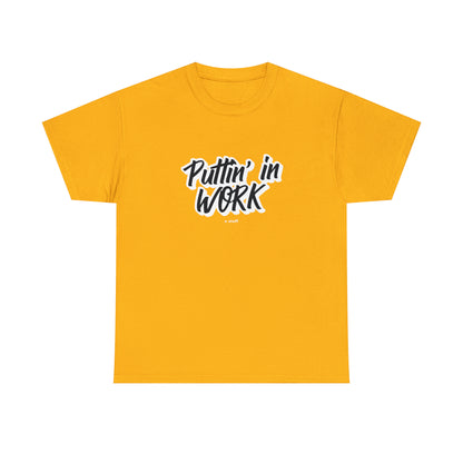 Puttin' in Work Unisex Heavy Cotton Tee
