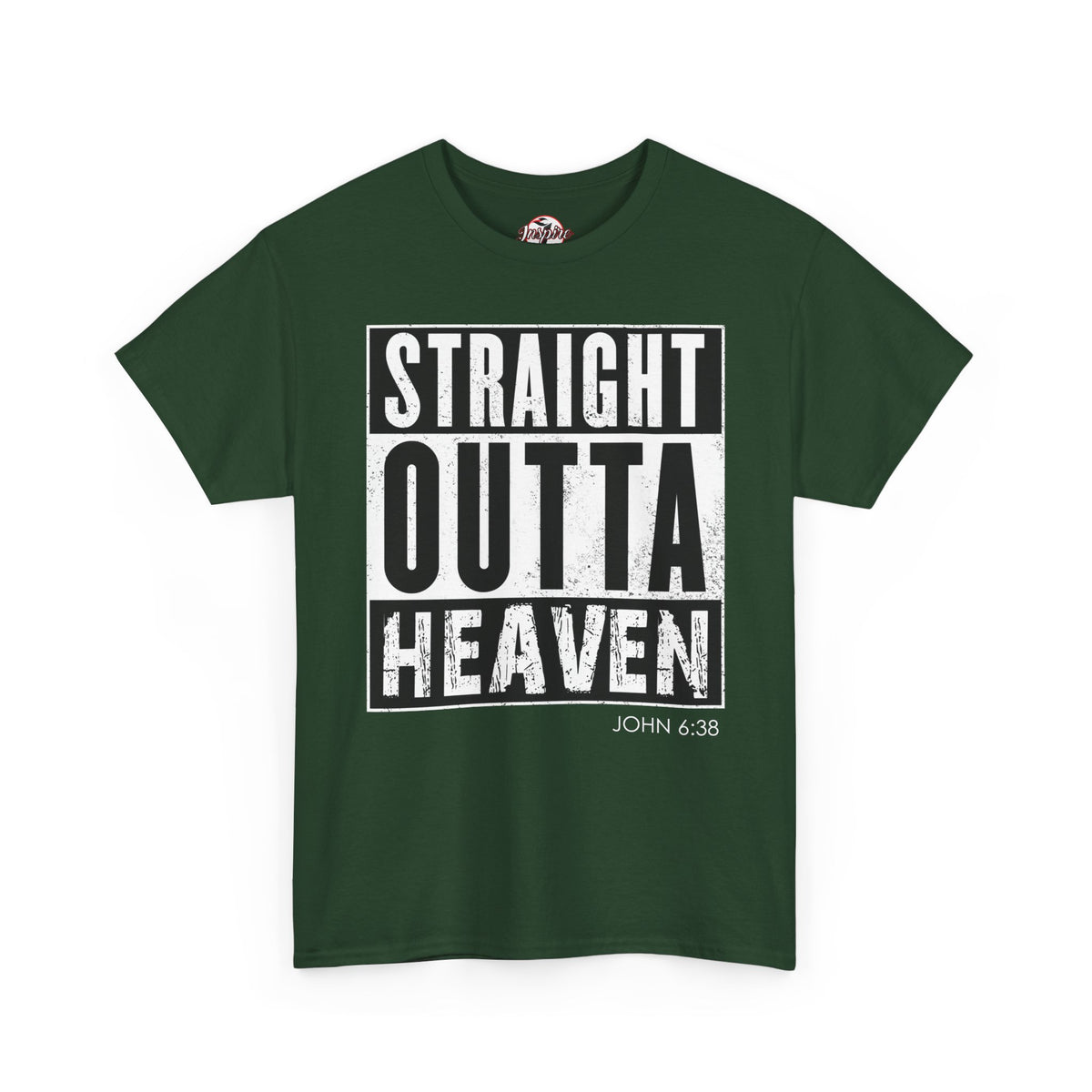 Straight Outta Heaven Unisex Inspirational Graphic T-Shirt