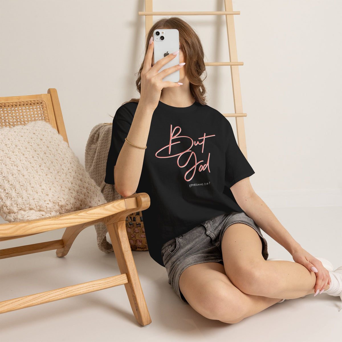 "But God" Womens Christian Faith Graphic Tee