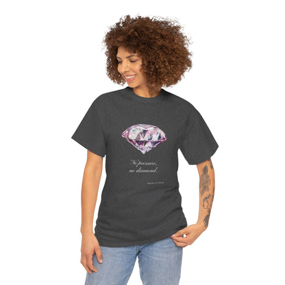 "No Pressure, No Diamond" Women's Inspirational Graphic T-Shirt
