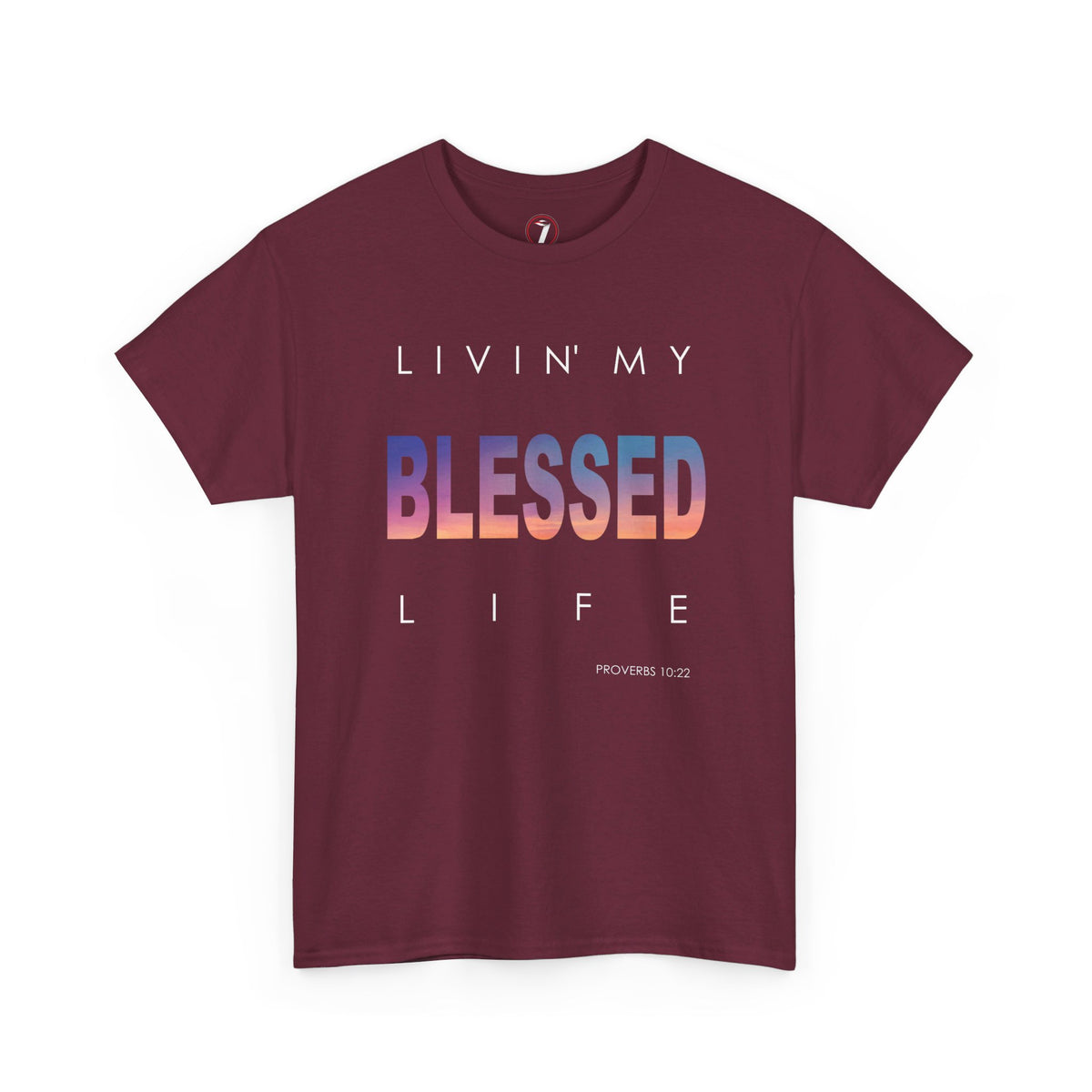 Livin' My Blessed Life Unisex Heavy Cotton Tee