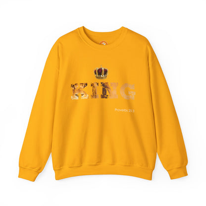I Am King Unisex Heavy Blend™ Crewneck Sweatshirt
