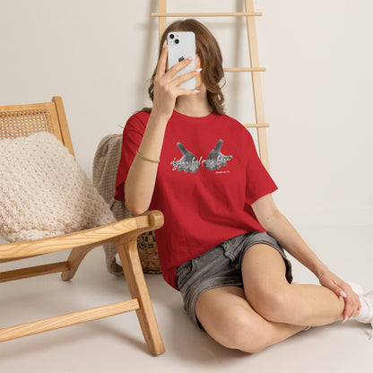 "Your Help Is Here" Women's Crewneck Graphic T-Shirt