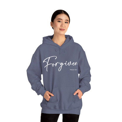 "Forgiven" Inspirational Pullover Hoodie