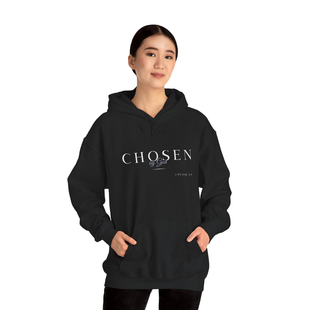"Chosen" Inspirational Unisex Pullover Hoodie