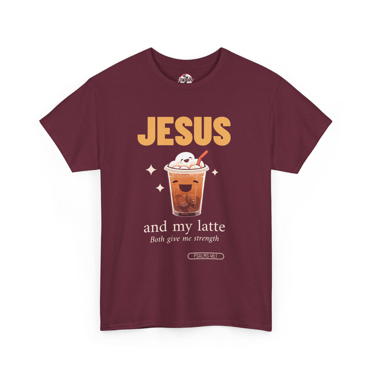 “Jesus and My Latte” Faith & Coffee Unisex Graphic Tee