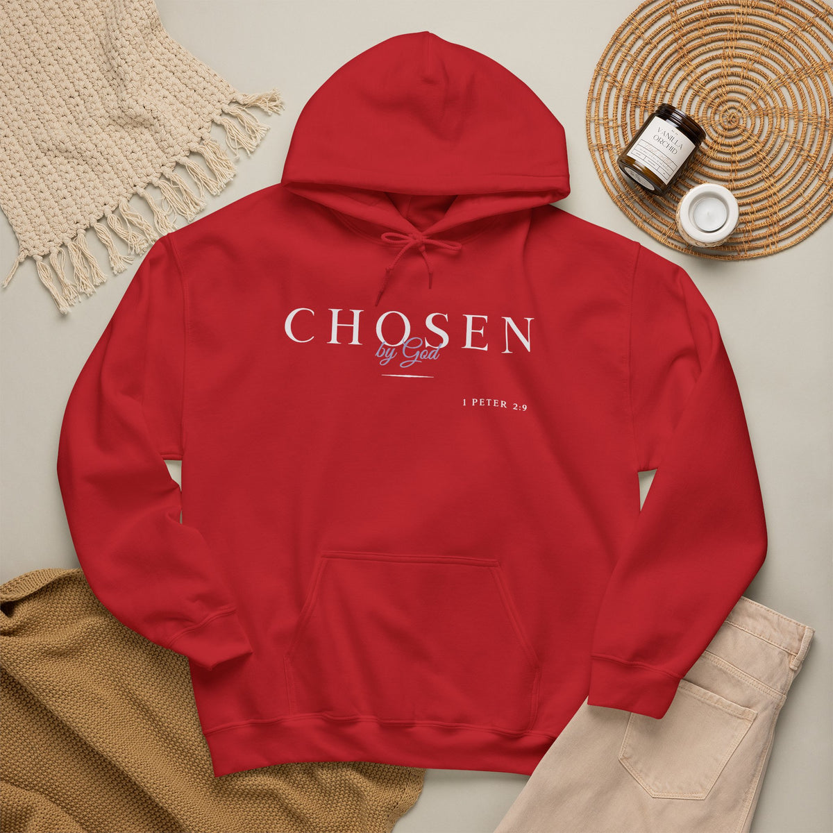 "Chosen by God" Affirnation Pullover Hoodie