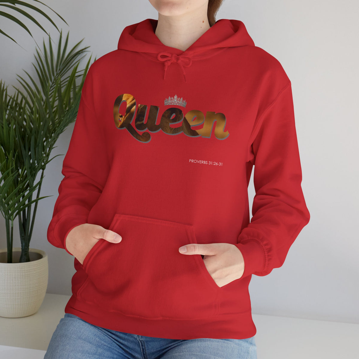 "Queen" Women's Graphic Pullover Hoodie