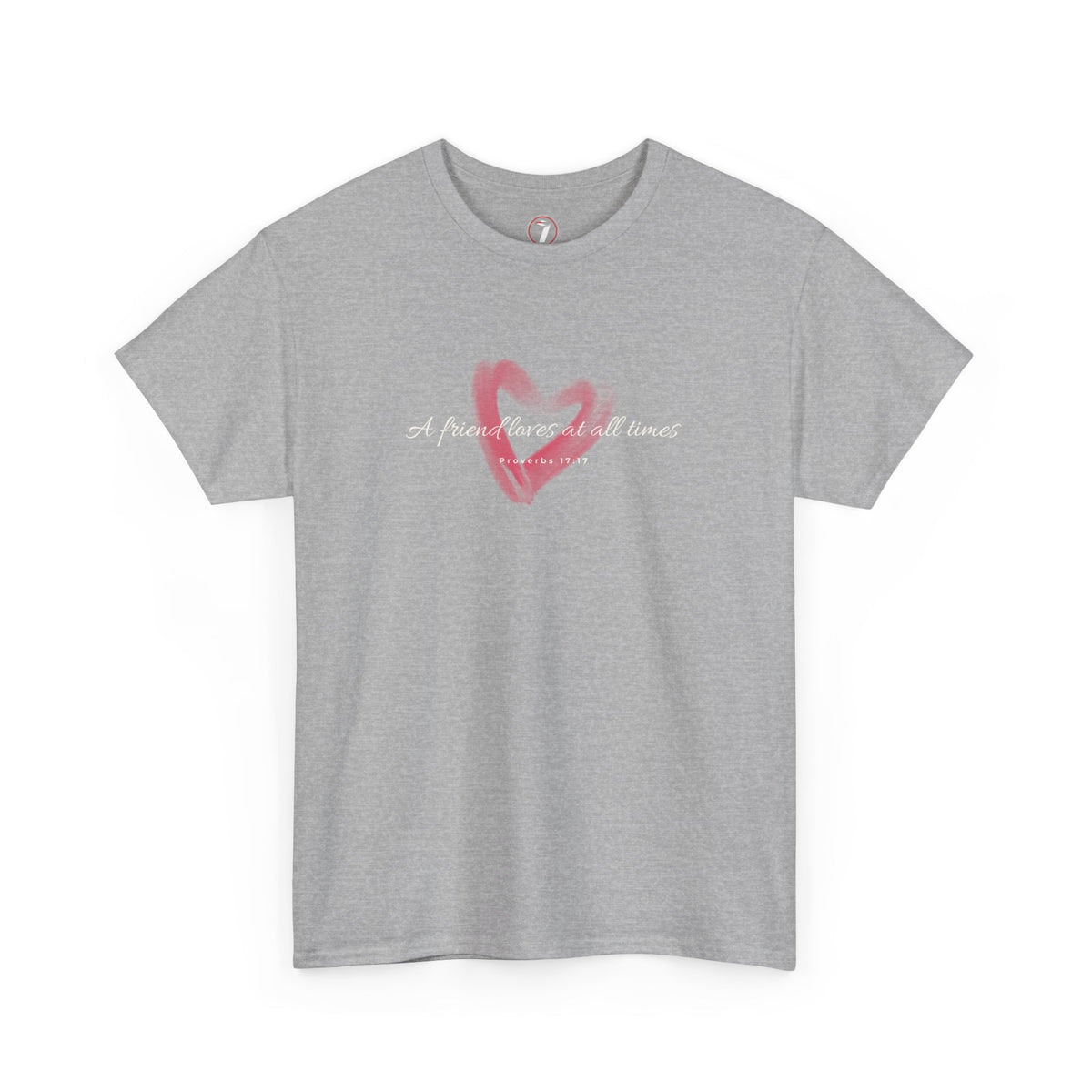 A Friend Loves at All Times Unisex Heavy Cotton Tee