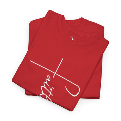 Faithful Fancy Script Unisex Heavy Cotton Tee
