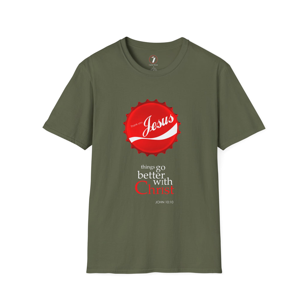 Faith-Inspired Unisex T-Shirt: 'Things Go Better with Christ'