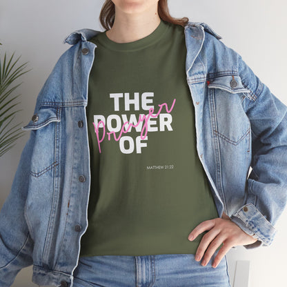 The Power of Prayer Unisex Heavy Cotton Tee