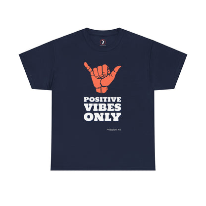 Positive Vibes Unisex Heavy Cotton Tee