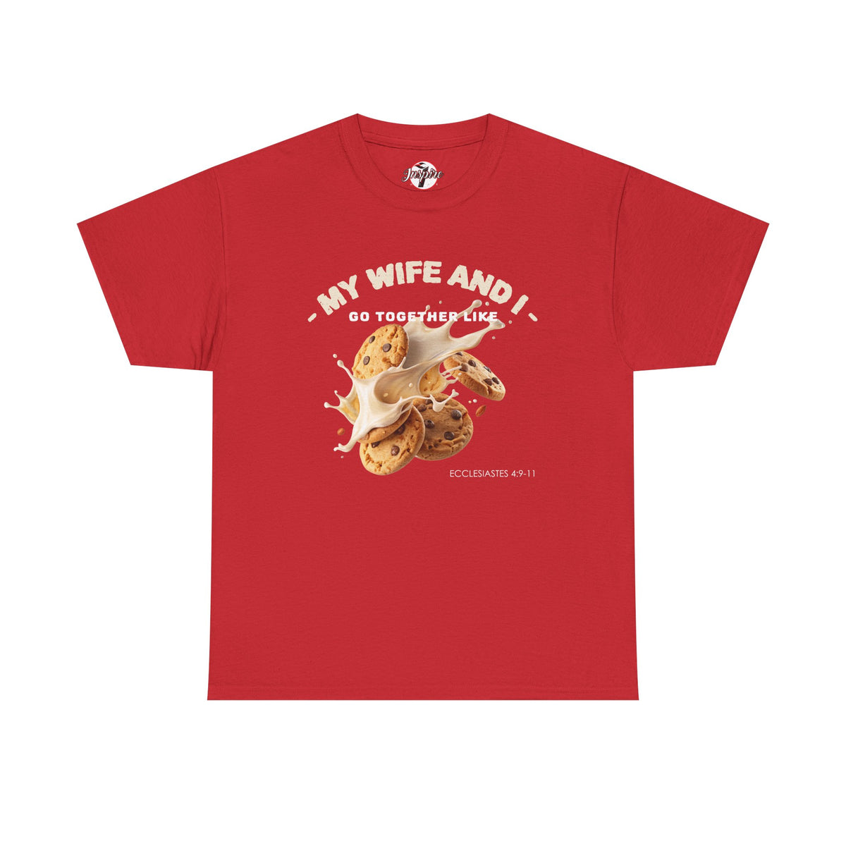 My Wife and I Go Together Like Cookies & Milk Men's Graphic Tee