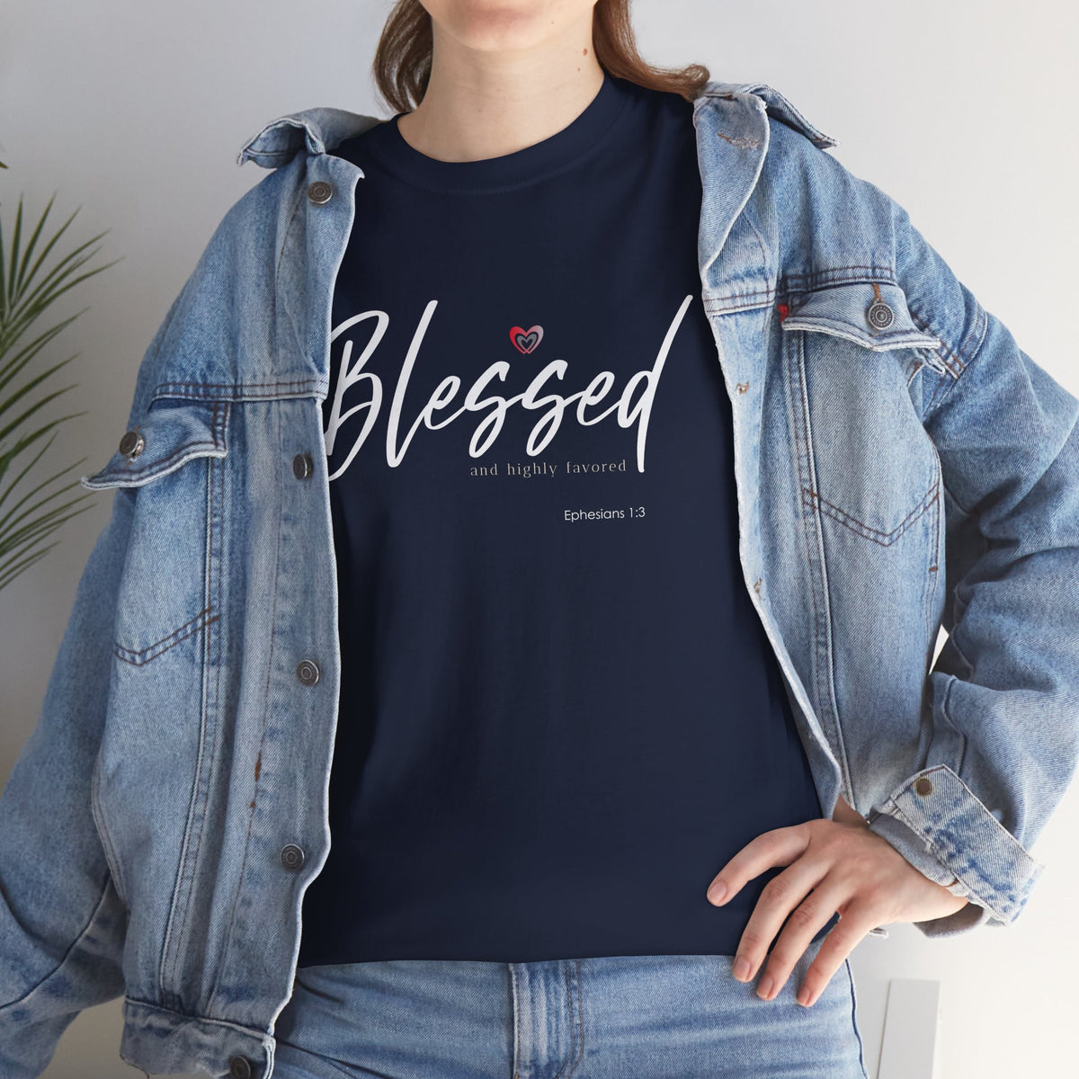 "Blessed" Women's Inspirational Graphic T‑Shirt