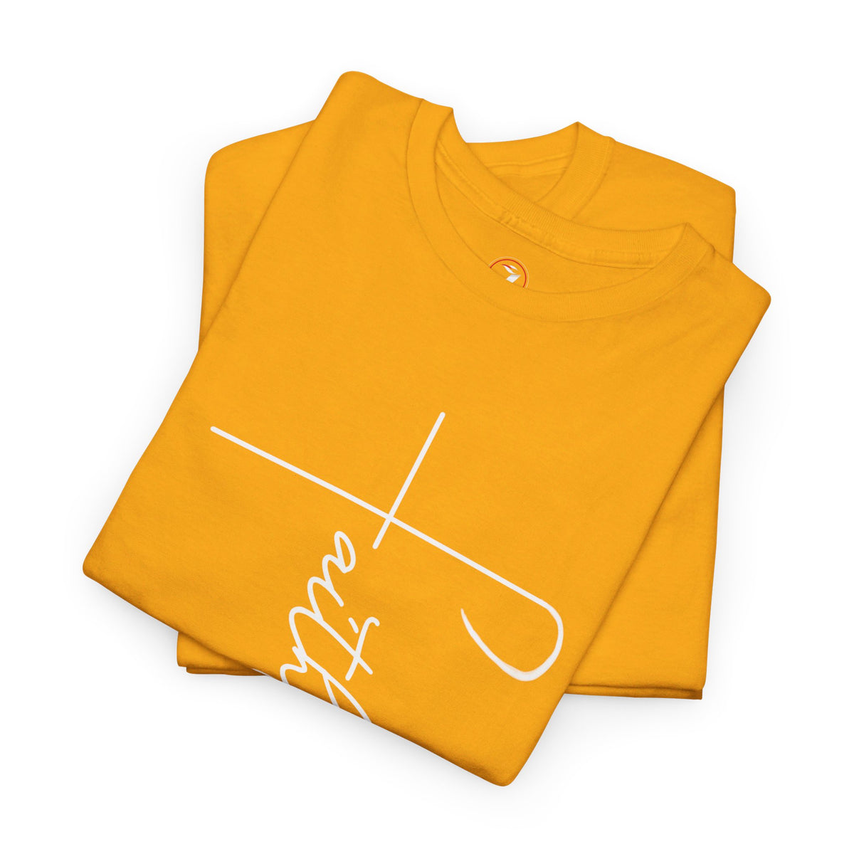 Faithful Fancy Script Unisex Heavy Cotton Tee