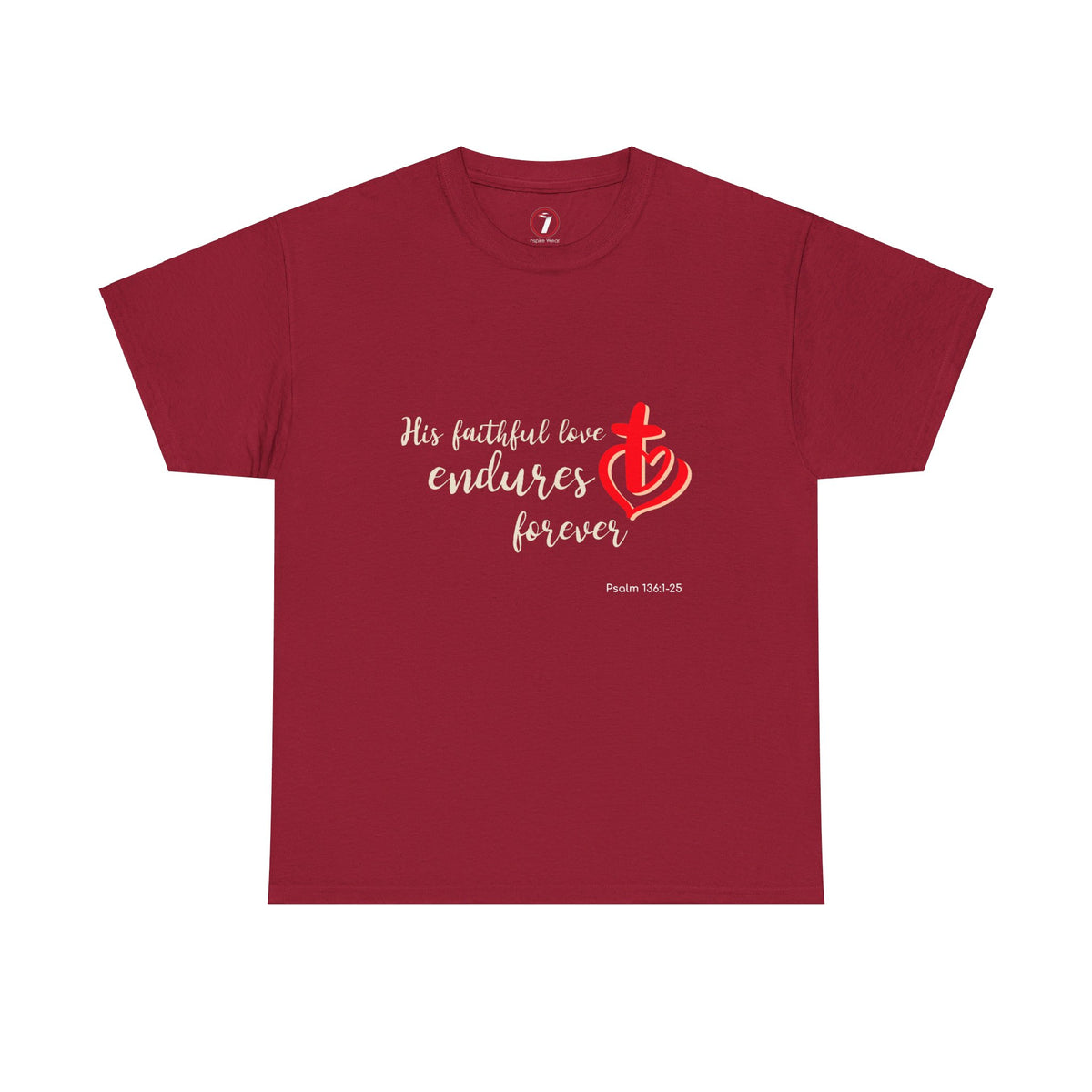 His Faithful Love Unisex Heavy Cotton Tee