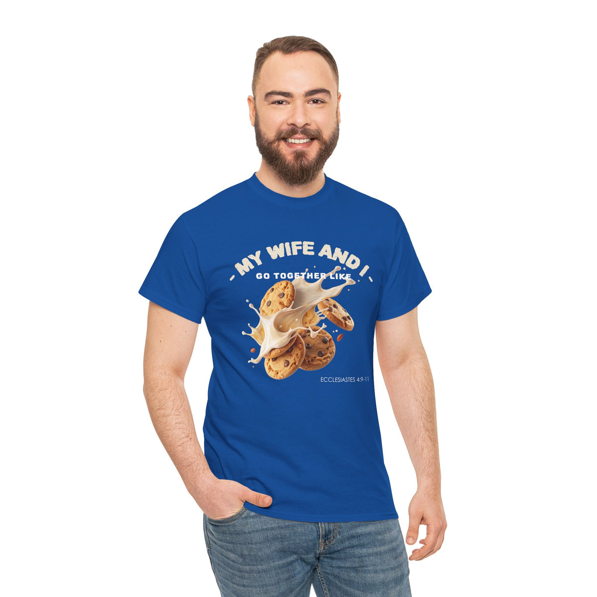 My Wife and I Go Together Like Cookies & Milk Men's Graphic Tee