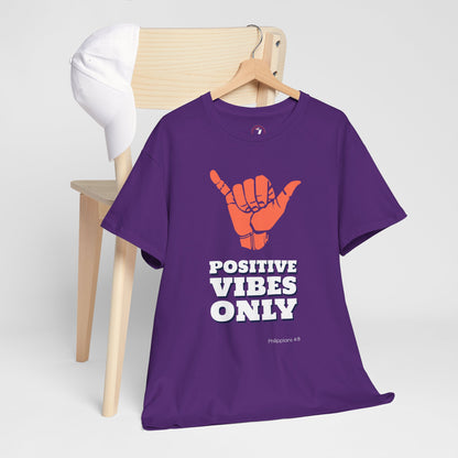 Positive Vibes Unisex Heavy Cotton Tee