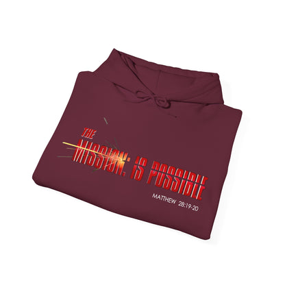 "The Mission is Possible" Motivational Pullover Hoodie