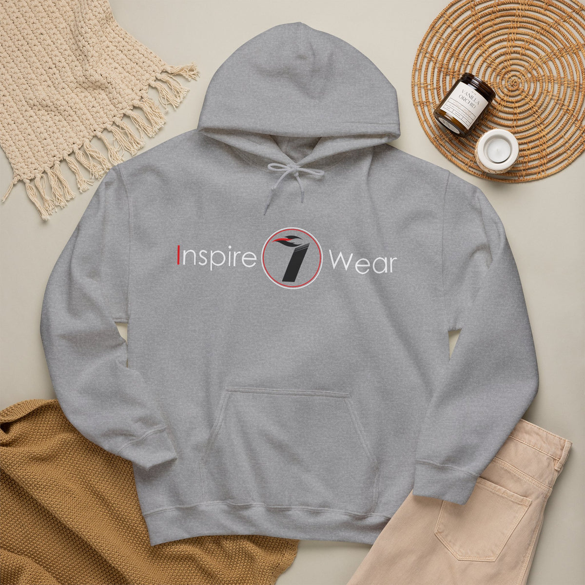 Inspire Wear Classic Logo Pullover Hoodie