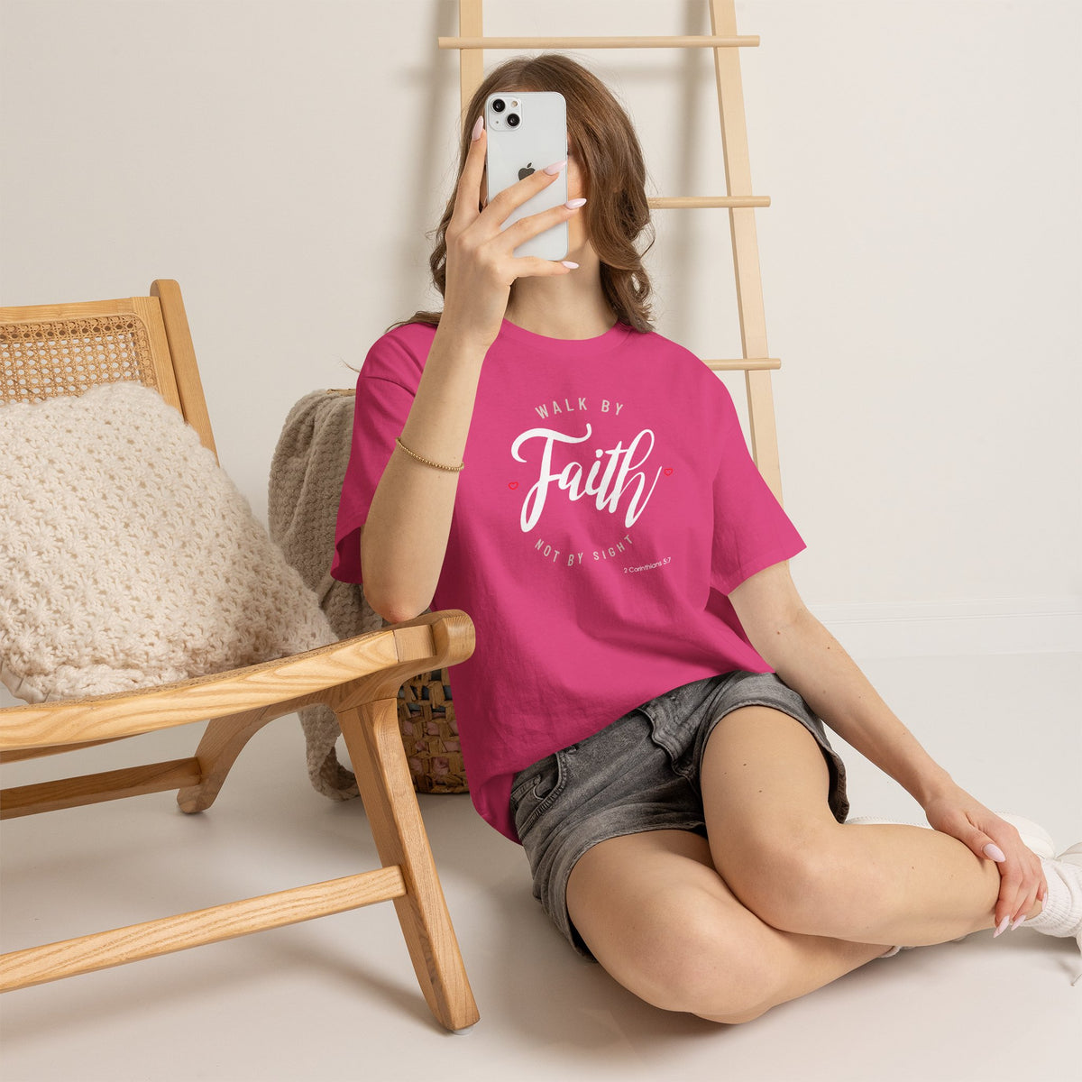 "Walk By Faith, Not By Sight" Motivational T-Shirt