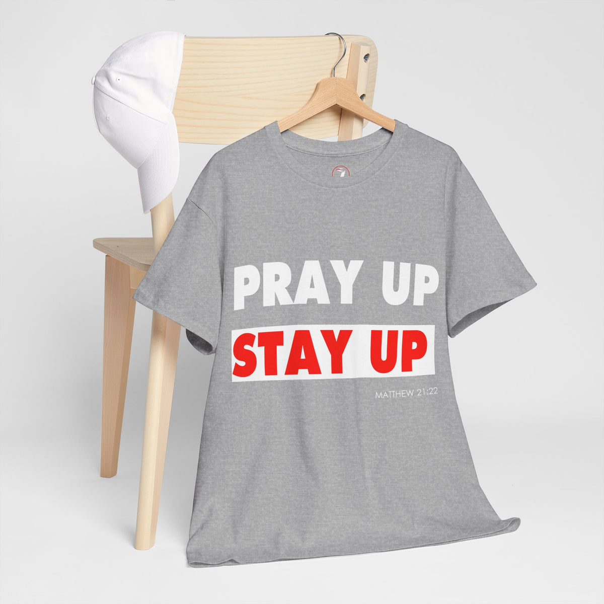 Pray up Stay up Unisex Heavy Cotton Tee
