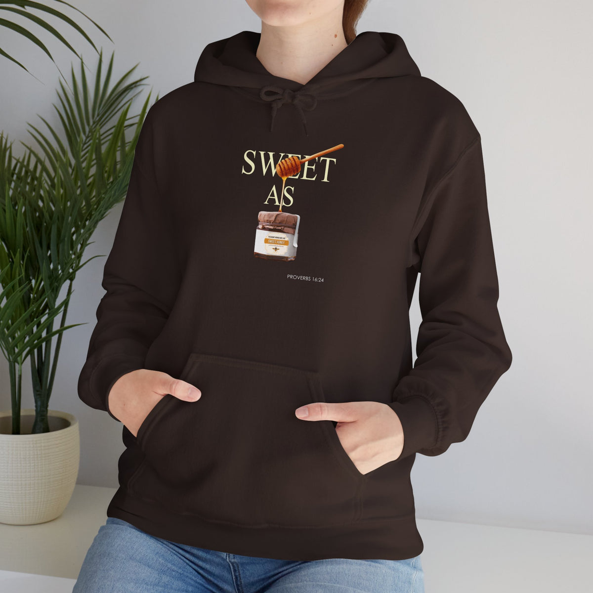 "Pleasant Words" Women's Inspirational Pullover Hoodie