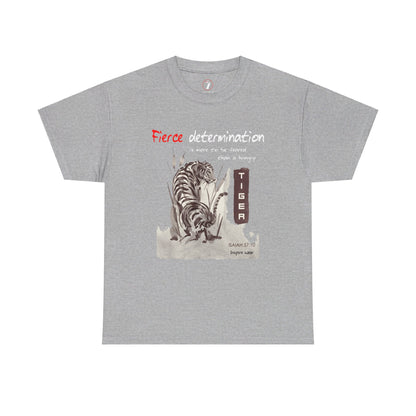Fierce Determination Unisex Heavy Cotton Tee