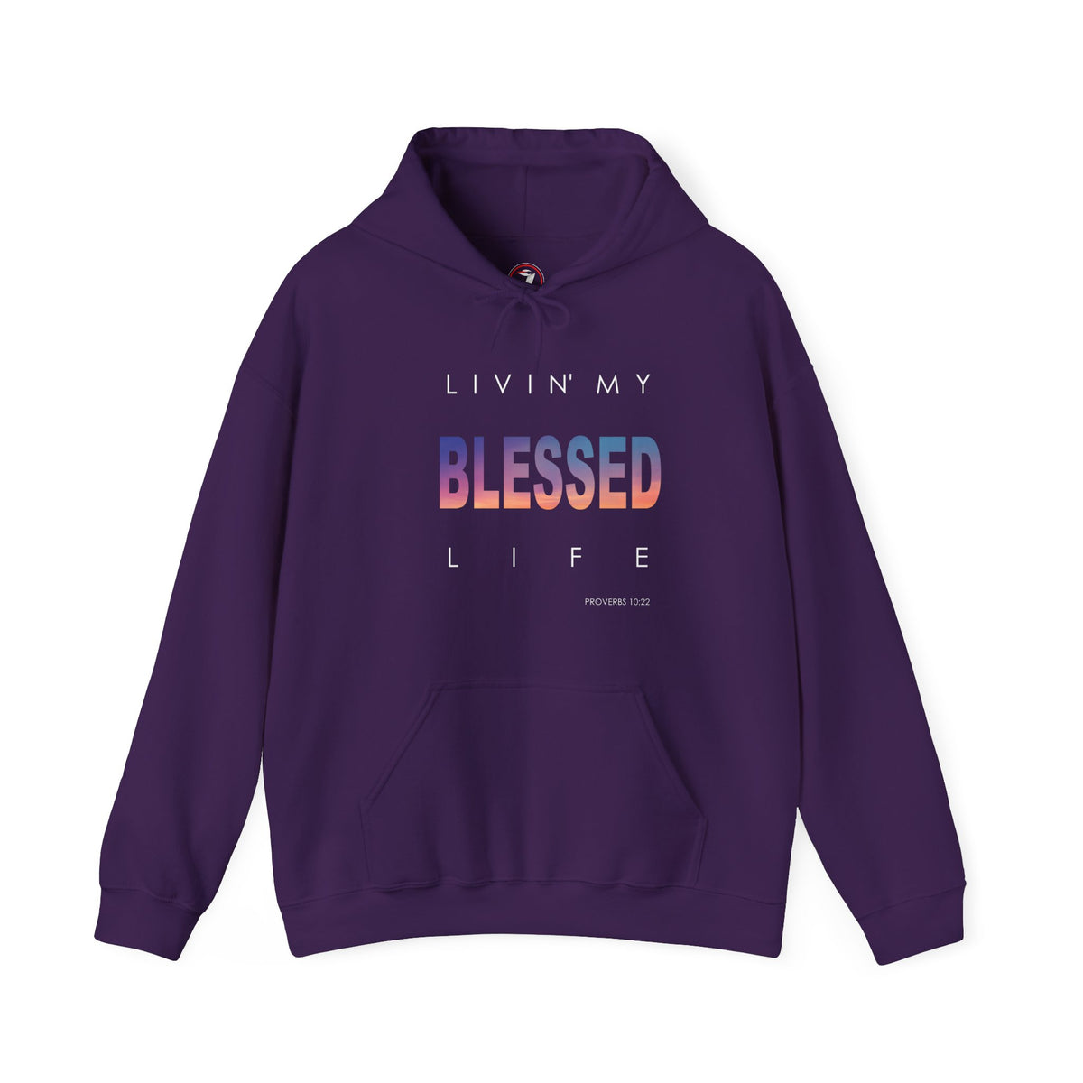 Living My Blessed Life Unisex Heavy Blend™ Hooded Sweatshirt